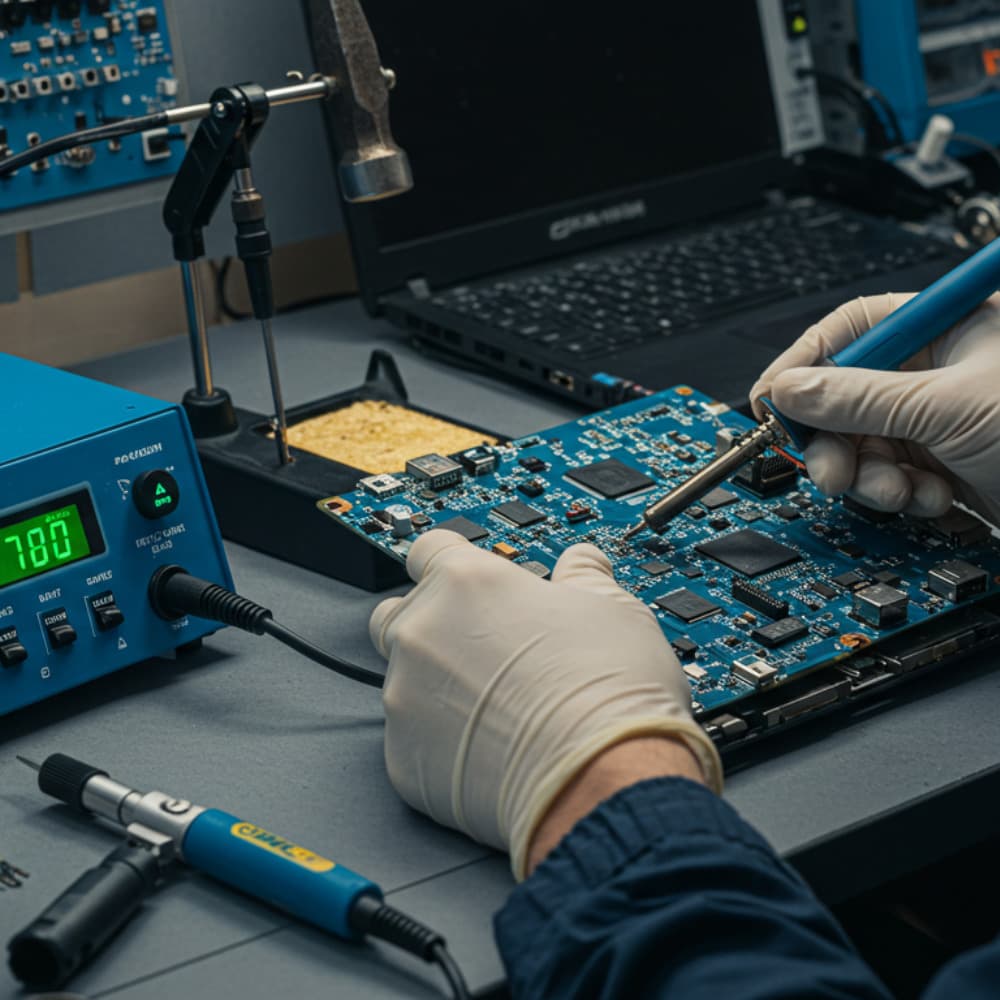 Imagem técnico trabalhando